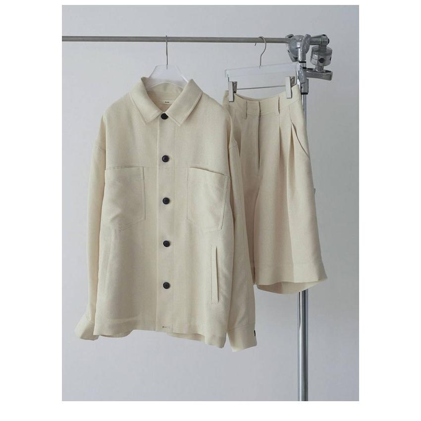 アンヌーク anuke 2026springsummer ボトムス Tuck Half Pants タックハーフパンツ セットアップ 26春夏 62610413 62610716の画像
