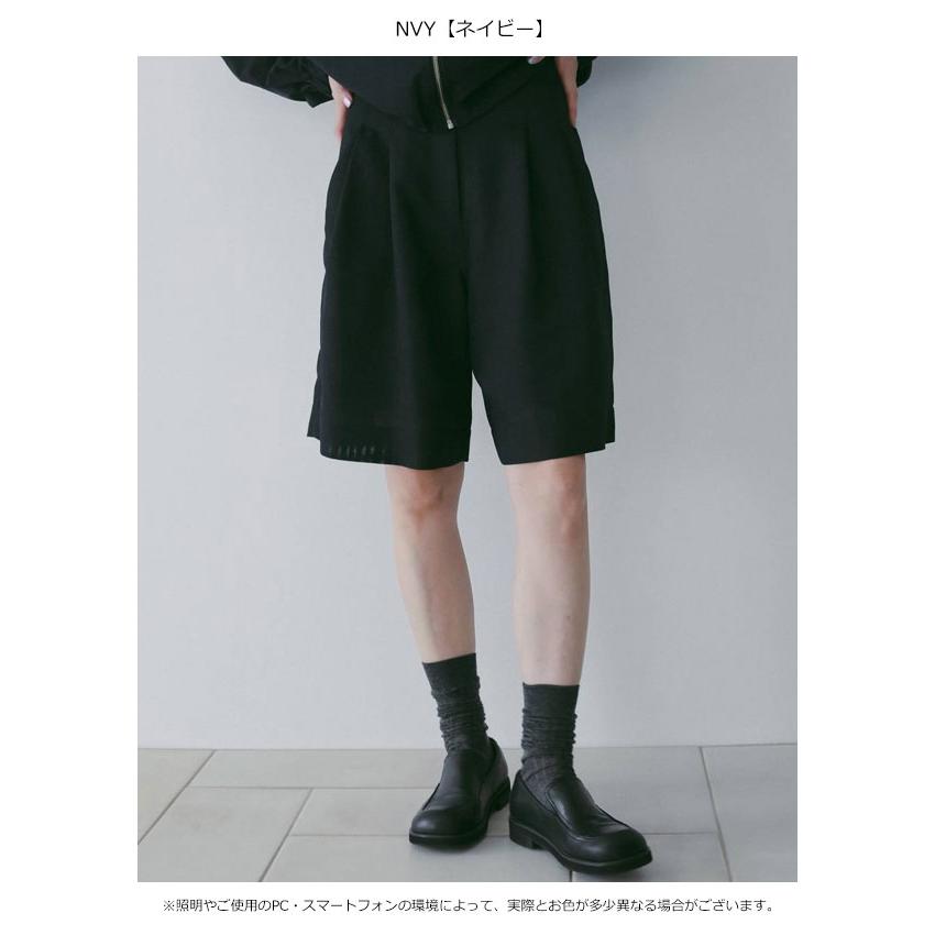 アンヌーク anuke 2026springsummer ボトムス Tuck Half Pants タックハーフパンツ セットアップ 26春夏 62610413 62610716の画像