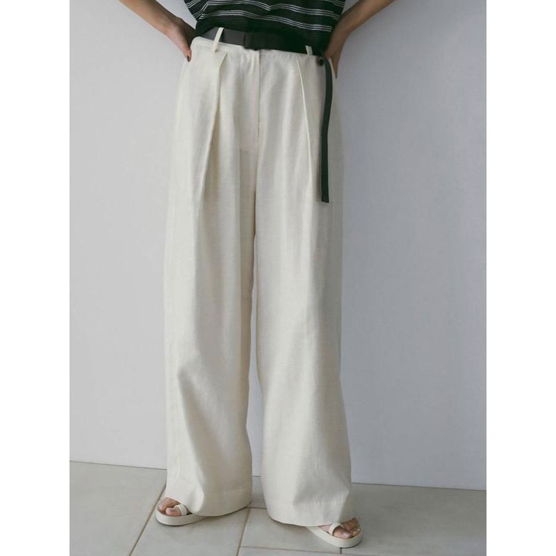 anuke（アンヌーク） anuke 2026SpringSummer ボトムス Sheer Tuck