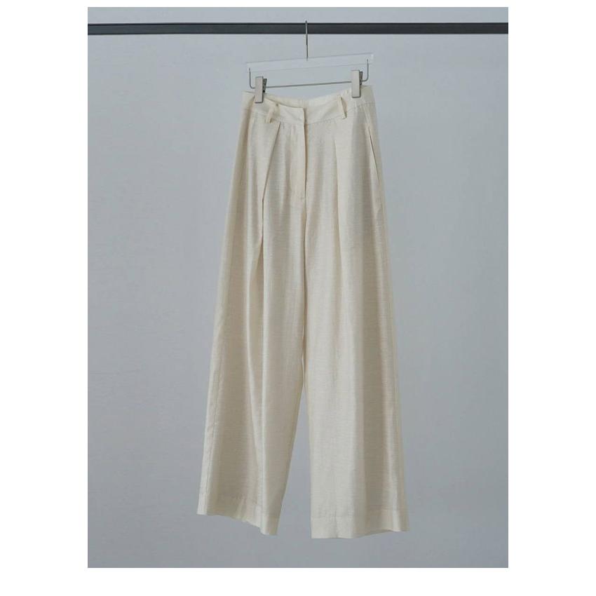anuke（アンヌーク） anuke 2026SpringSummer ボトムス Sheer Tuck