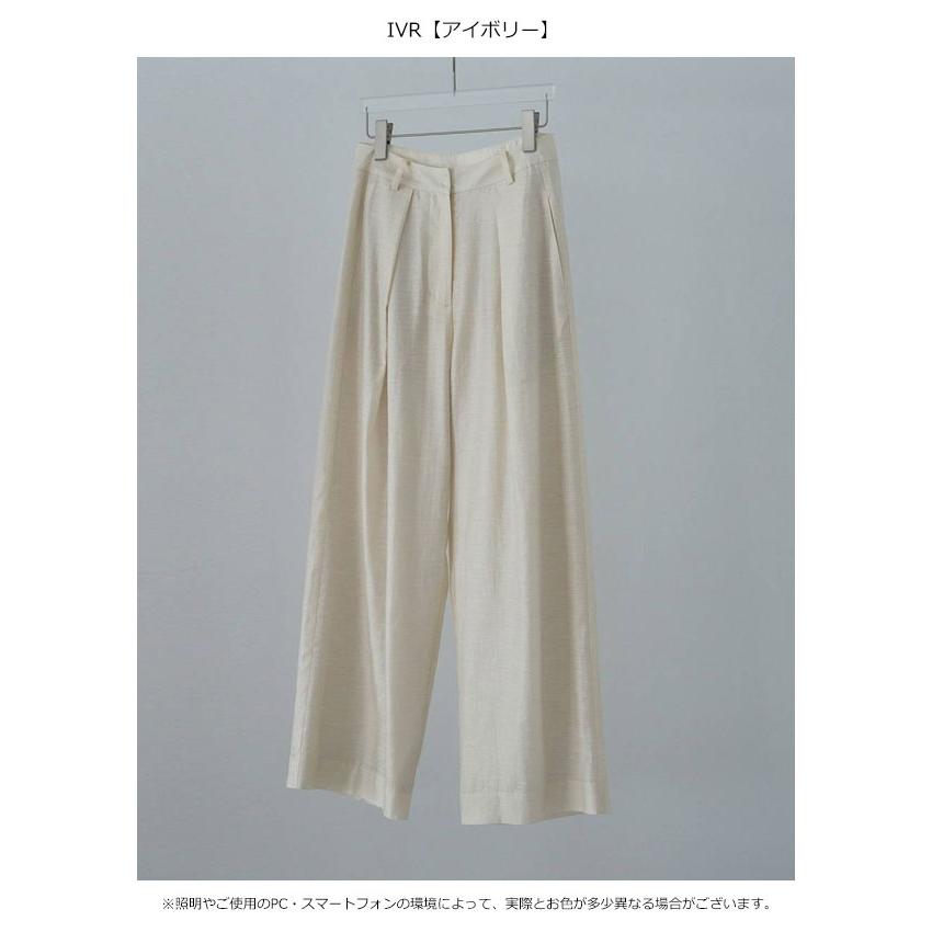 anuke（アンヌーク） anuke 2026SpringSummer ボトムス Sheer Tuck