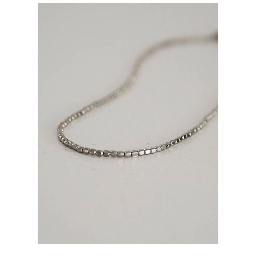 【新品・未使用】anuke(アンヌーク) Cube Beads Necklace anuke（アンヌーク） anuke 2026SpringSummer アクセサリー Cube Beads