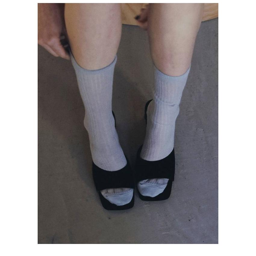 anuke（アンヌーク） anuke 2026Prefall シューズ Squaretoe Velour