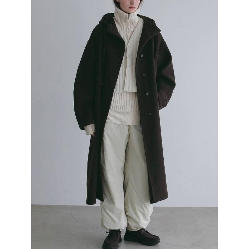 anuke（アンヌーク） anuke 2026winter アウター Wool Hoodie Coat 10