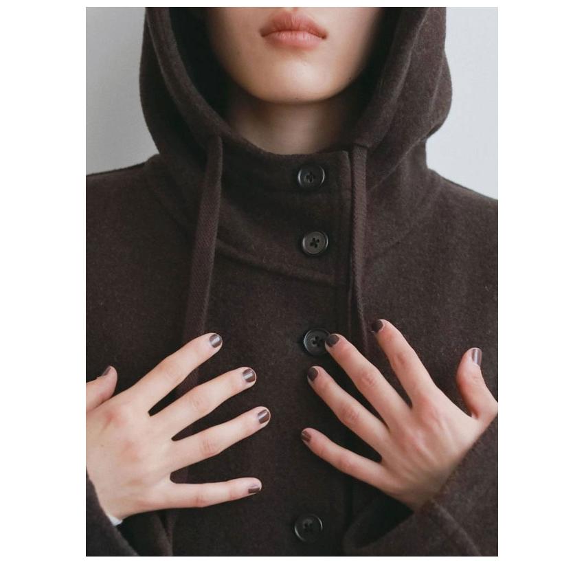 anuke（アンヌーク） anuke 2026winter アウター Wool Hoodie Coat 10