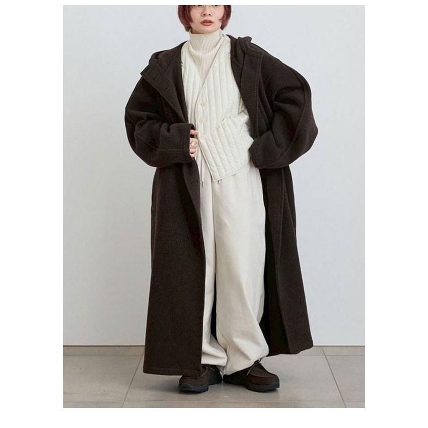 anuke（アンヌーク） anuke 2026winter アウター Wool Hoodie Coat 10