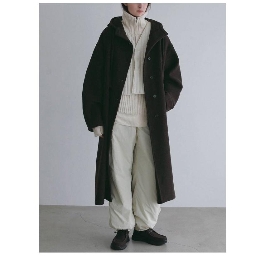 anuke（アンヌーク） anuke 2026winter アウター Wool Hoodie Coat 10