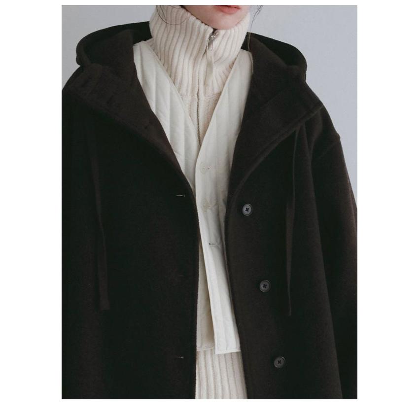anuke（アンヌーク） anuke 2026winter アウター Wool Hoodie Coat 10