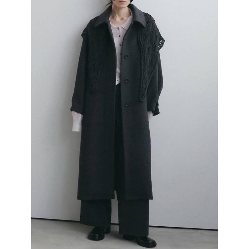 anuke（アンヌーク） anuke 2026winter アウター Soutiencollar Over
