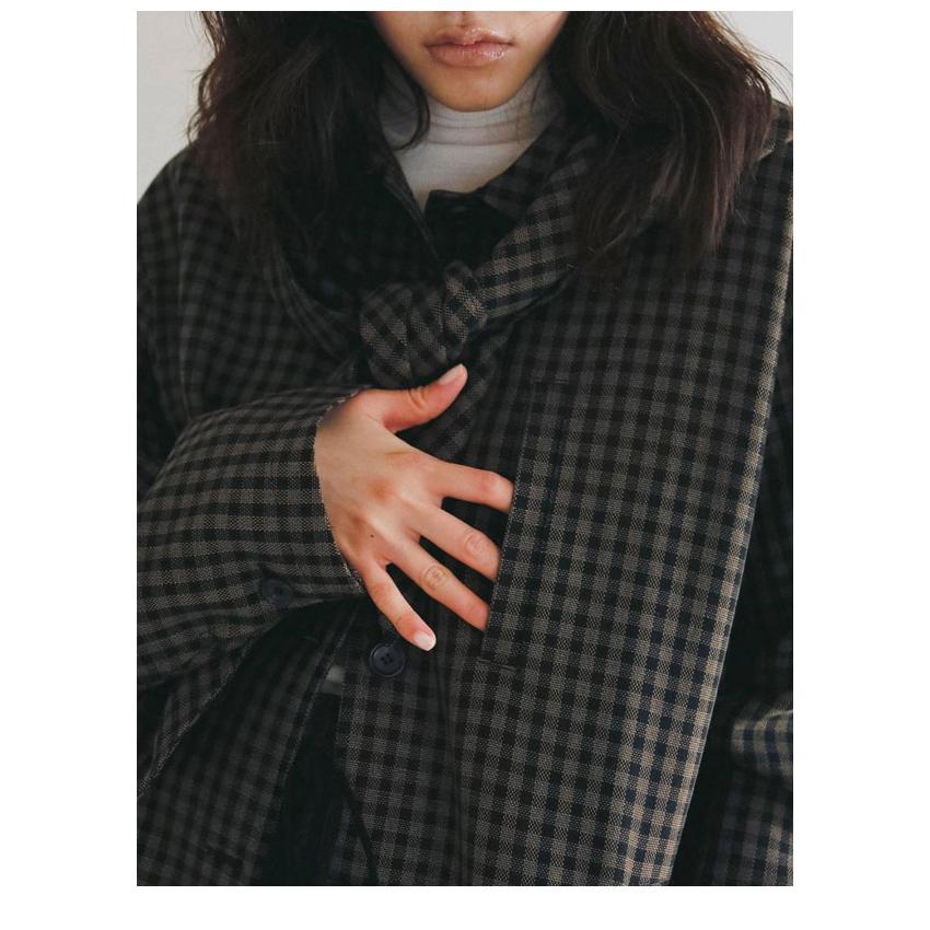anuke（アンヌーク） anuke 2026Prefall アウター Check Coverall
