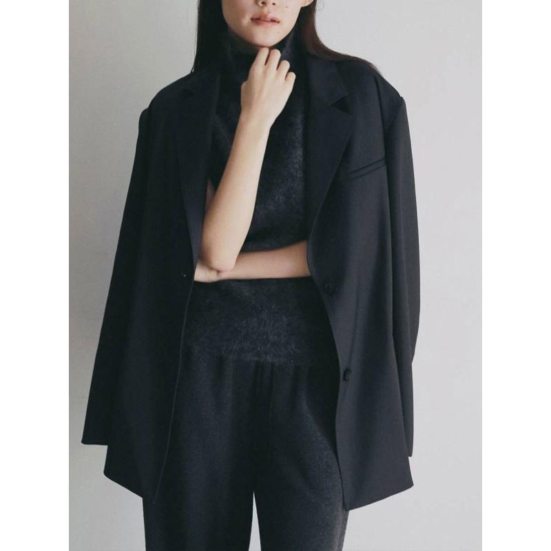 アンヌーク　anuke Highneck Over Blouse ブラック anuke（アンヌーク） Highneck Over Blouse 即日発送 : RAPTURE - 通販