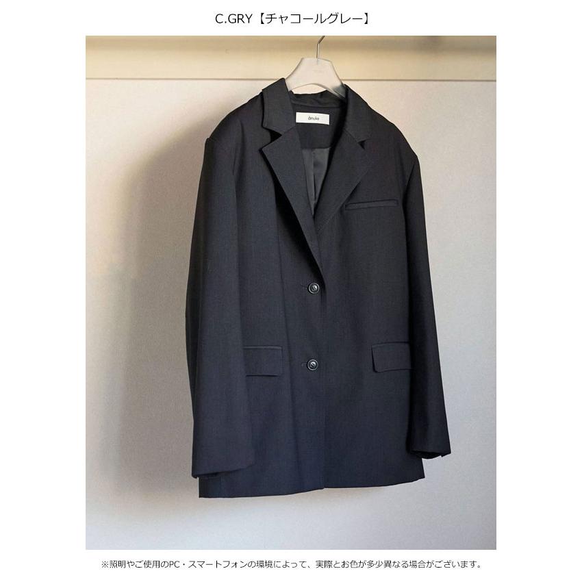 ジャケット・アウター anuke Over Half Coat 38 anuke（アンヌーク）の「Over Half Coat（テーラードジャケット）」 - WEAR