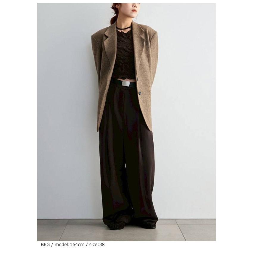 anuke（アンヌーク） anuke 2026Prefall アウター Herringbone Wool
