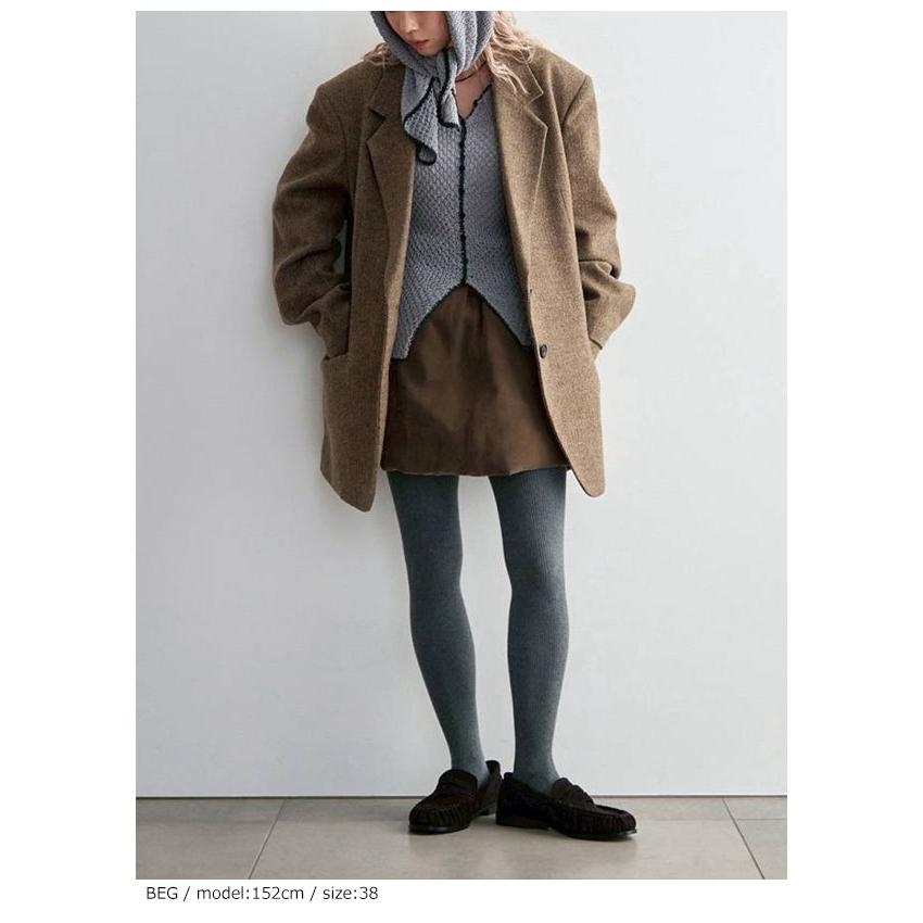 anuke（アンヌーク） anuke 2026Prefall アウター Herringbone Wool