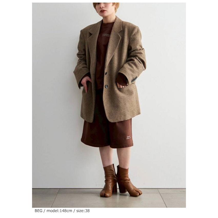 anuke（アンヌーク） anuke 2026Prefall アウター Herringbone Wool