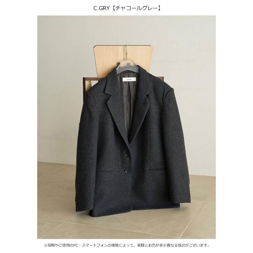anuke（アンヌーク） anuke 2026Prefall アウター Herringbone Wool