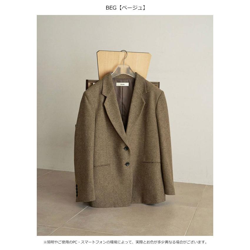 anuke（アンヌーク） anuke 2026Prefall アウター Herringbone Wool