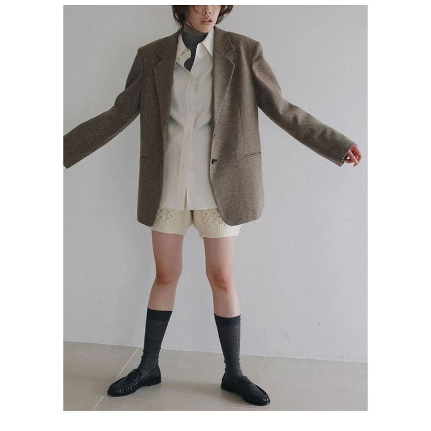 anuke（アンヌーク） anuke 2026Prefall アウター Herringbone Wool