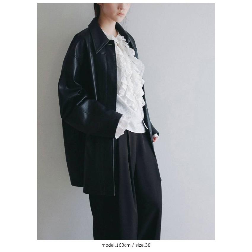 anuke（アンヌーク） anuke 2026Prefall アウター Ecoleather Over