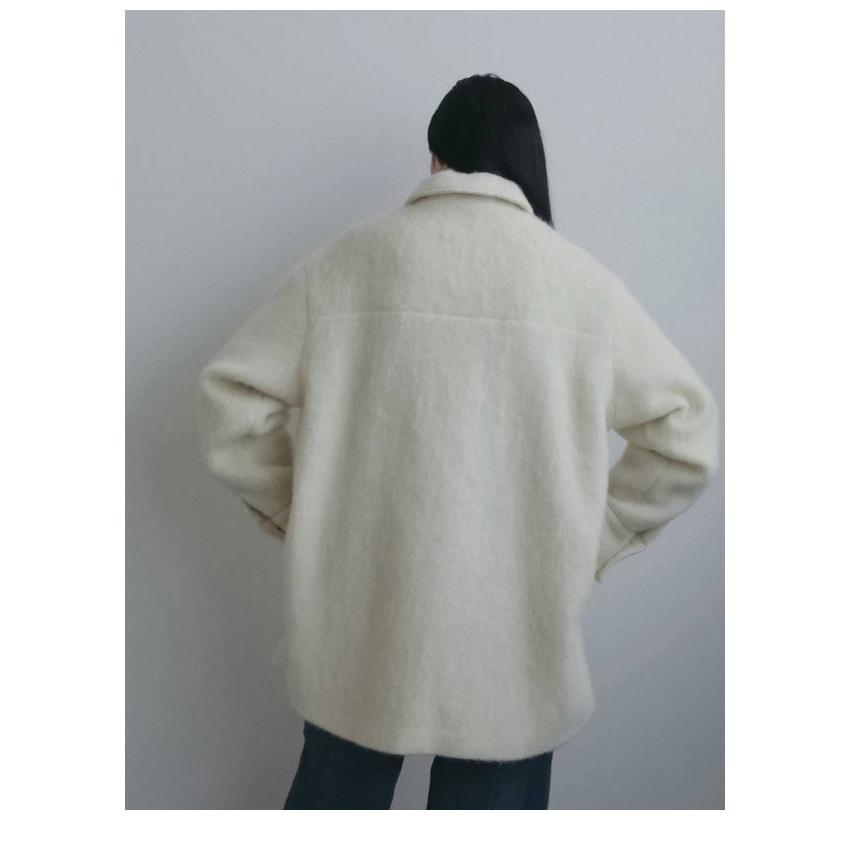 anuke（アンヌーク） anuke 2026winter アウター Shaggy Over Jacket
