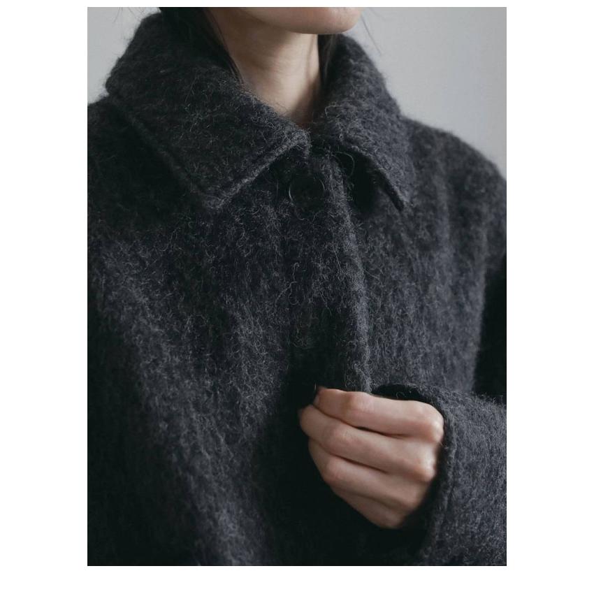 anuke（アンヌーク） anuke 2026winter アウター Shaggy Over Jacket