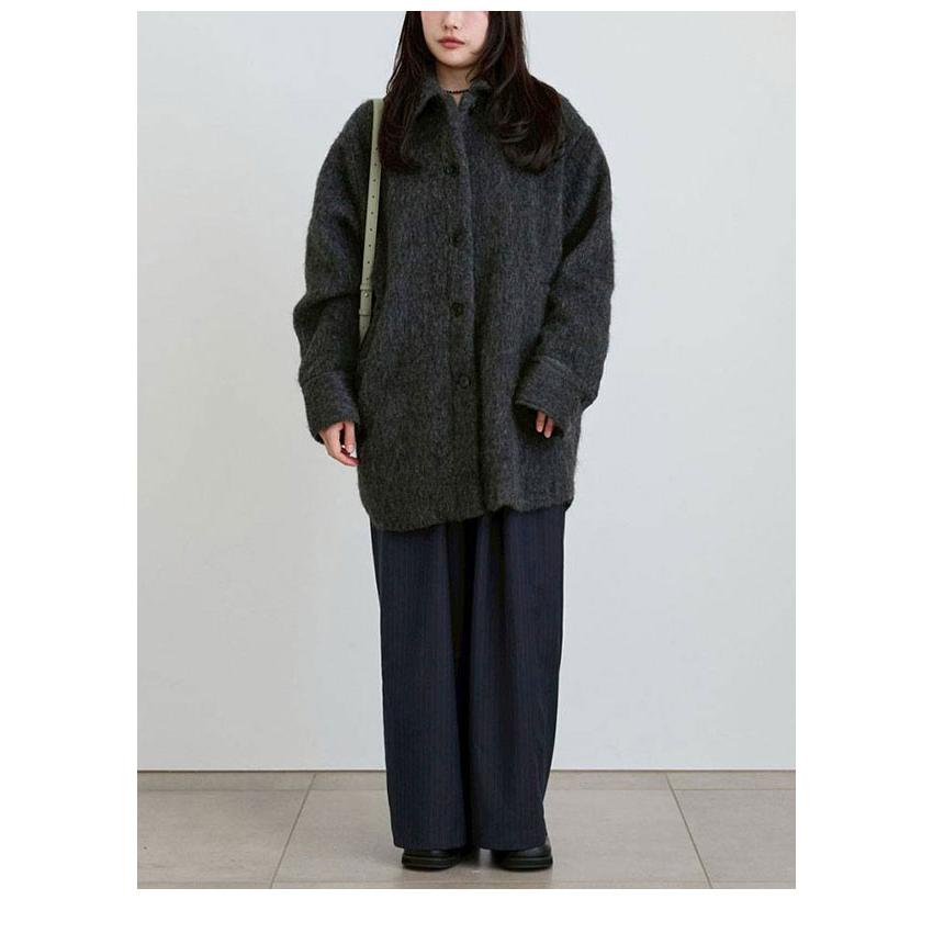 anuke（アンヌーク） anuke 2026winter アウター Shaggy Over Jacket