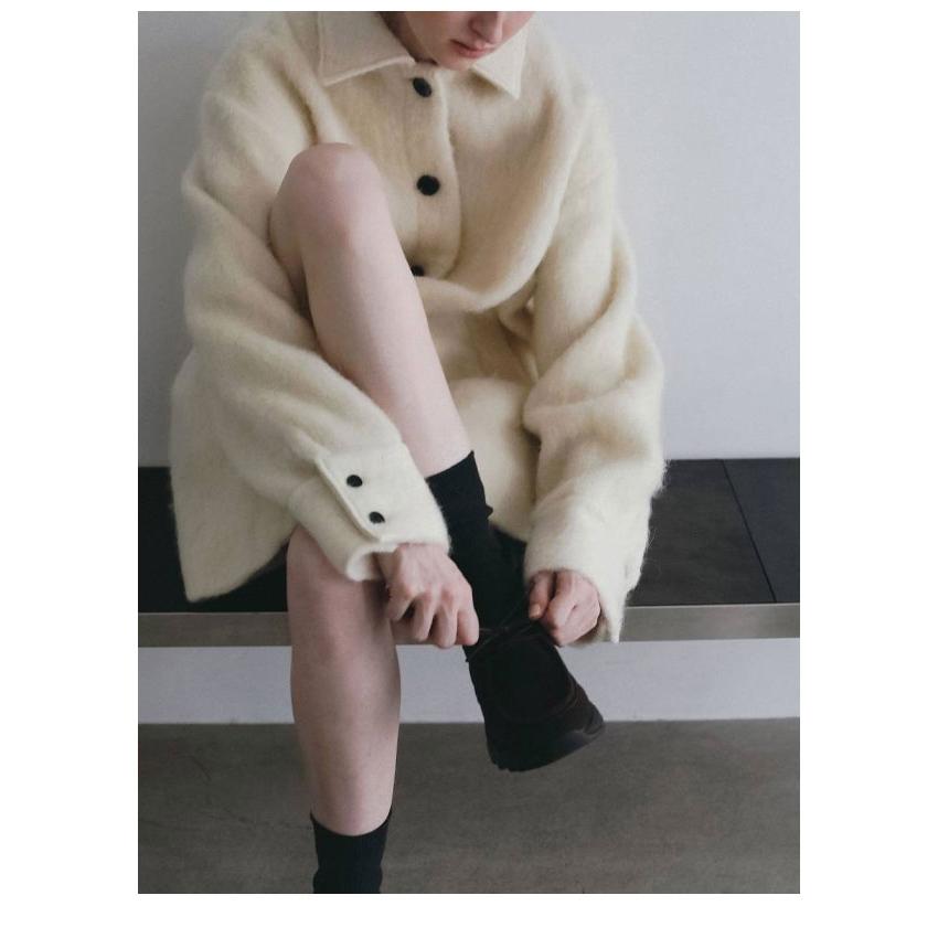 anuke（アンヌーク） anuke 2026winter アウター Shaggy Over Jacket