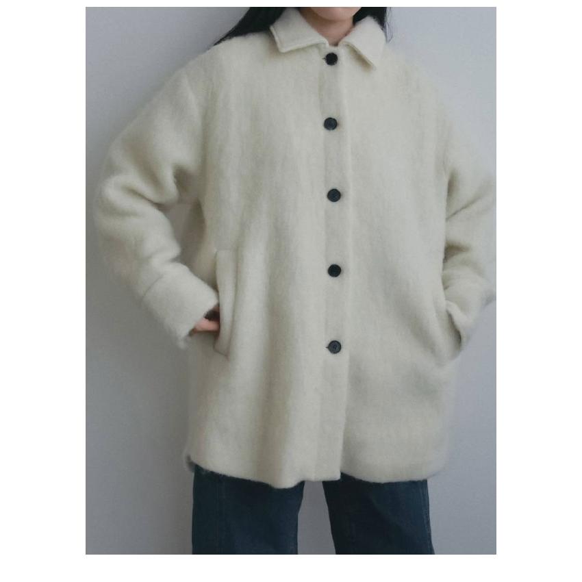 anuke（アンヌーク） anuke 2026winter アウター Shaggy Over Jacket