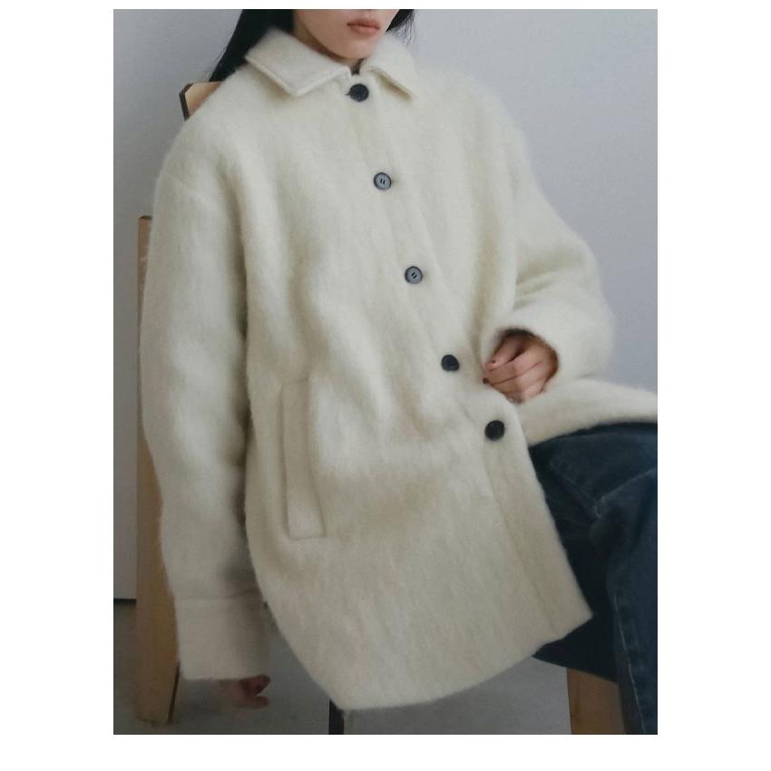 anuke（アンヌーク） anuke 2026winter アウター Shaggy Over Jacket