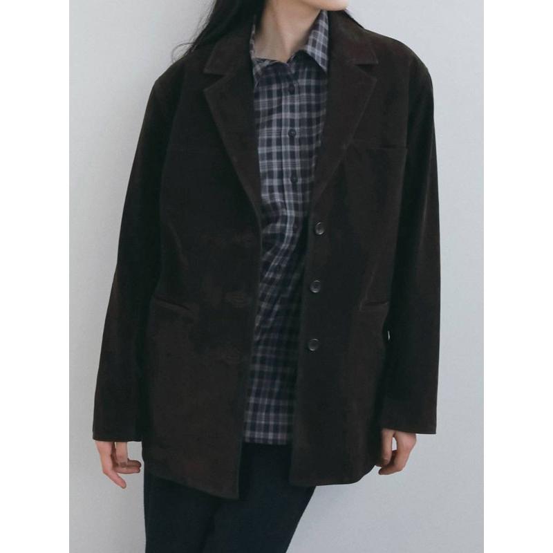 anuke（アンヌーク） anuke 2026winter アウター Eco Suede Jacket 10