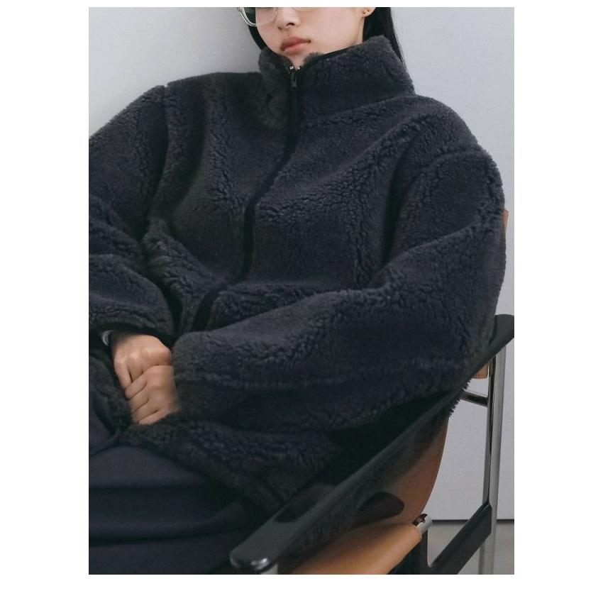 ANEI アーネイ ウール ブルゾン B15 フライトジャケット anuke（アンヌーク） anuke 2026winter アウター Boa Zip Blouson 10月