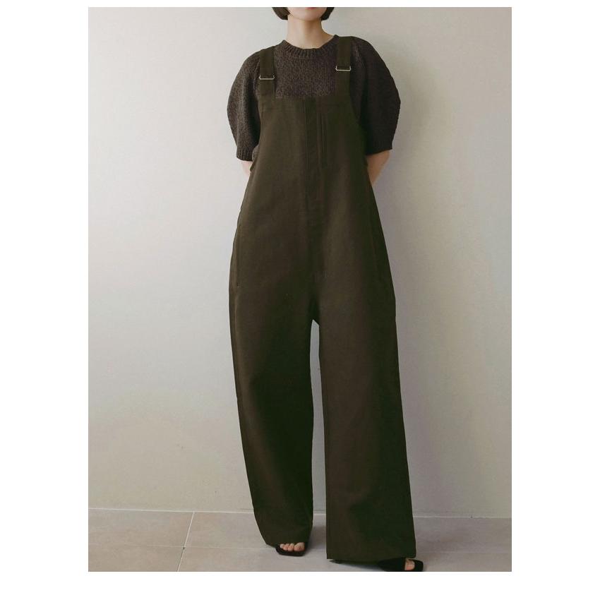 【新品未使用タグ付】 anuke 近年モデル オールインワン サロペット anuke（アンヌーク） anuke 2026Prefall オールインワン Cotton Wide
