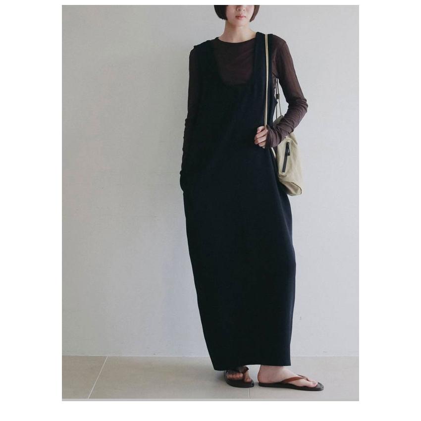 anuke（アンヌーク） anuke 2026Prefall ドレス Uneck Loose Onepiece