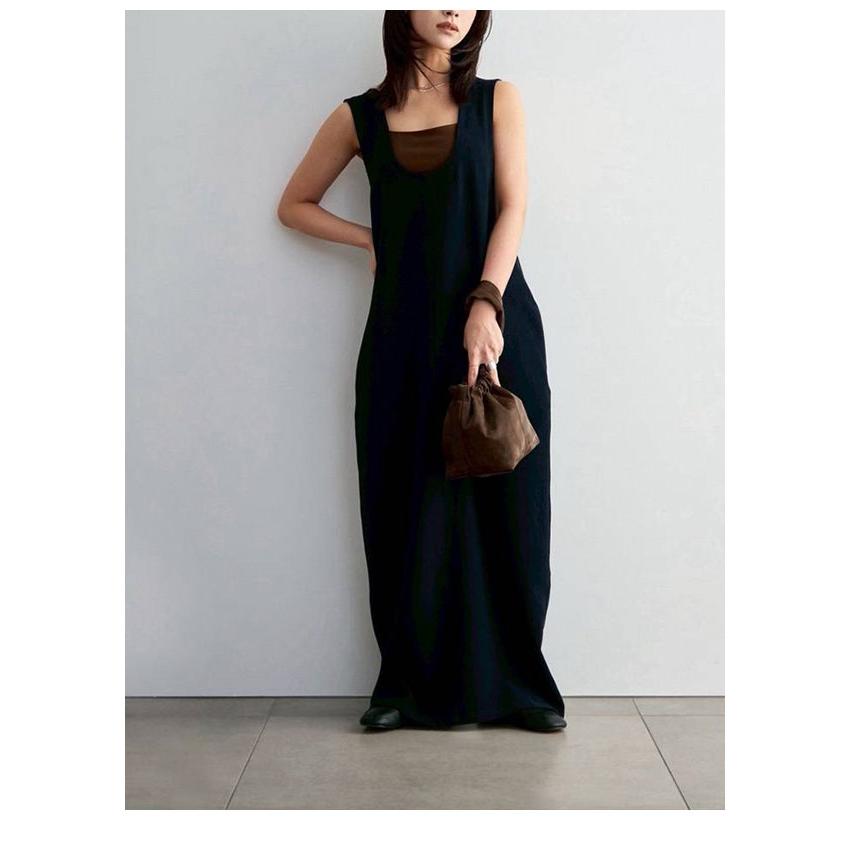 anuke（アンヌーク） anuke 2026Prefall ドレス Uneck Loose Onepiece