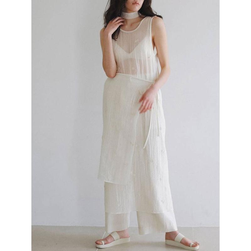 anuke（アンヌーク） anuke 2026Prefall ワンピース Embroidery