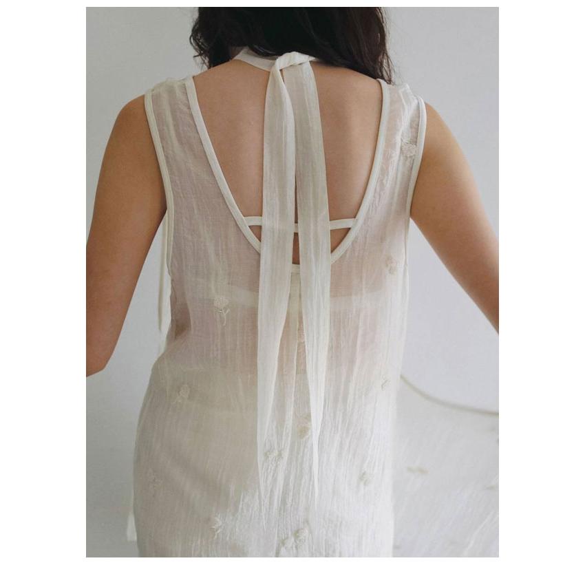 anuke（アンヌーク） anuke 2026Prefall ワンピース Embroidery