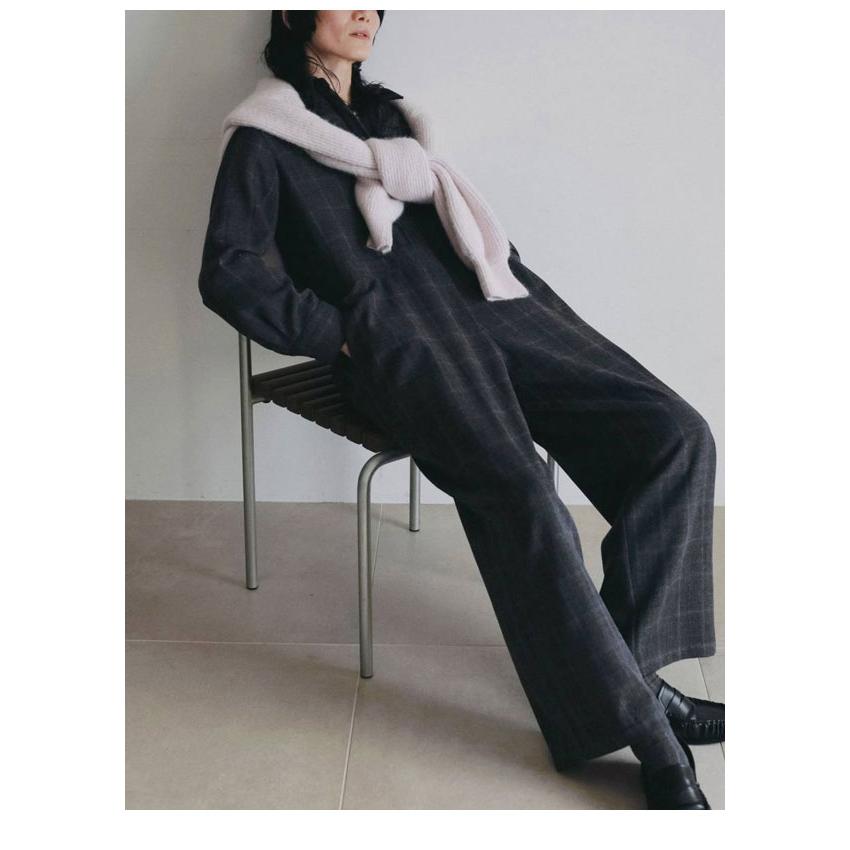 anuke（アンヌーク） anuke 2026Prefall オールインワン Check Shirts