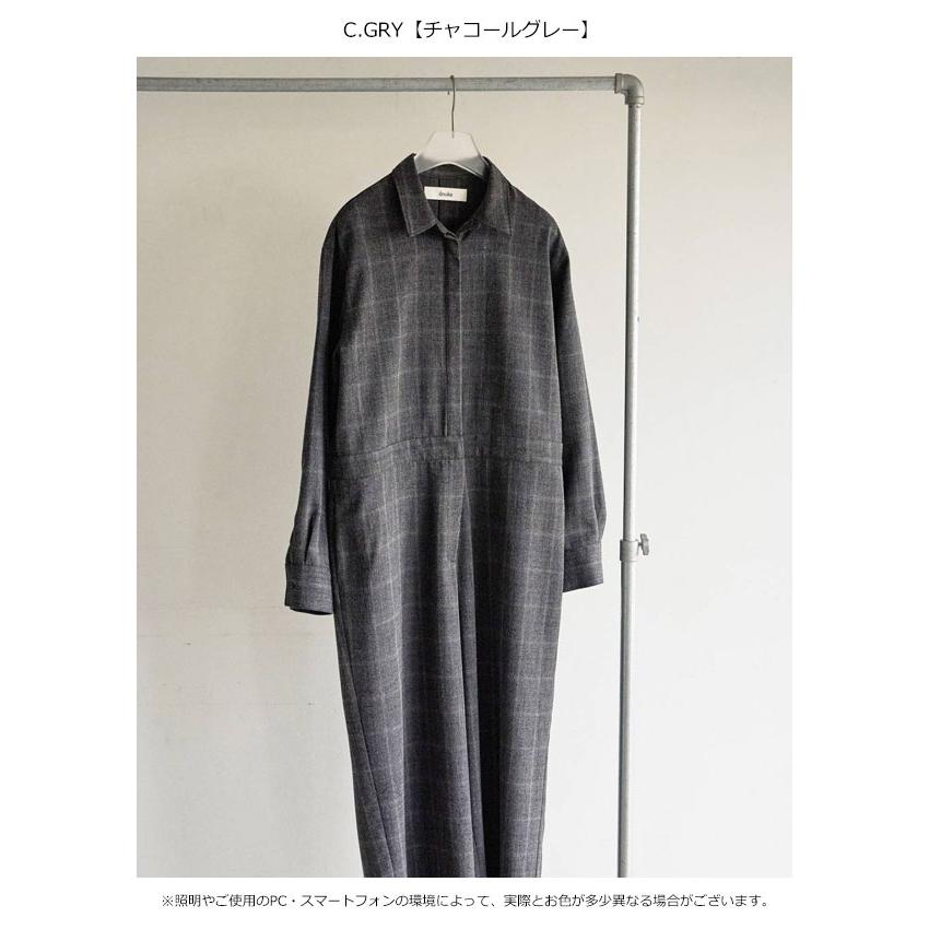anuke（アンヌーク） anuke 2026Prefall オールインワン Check Shirts