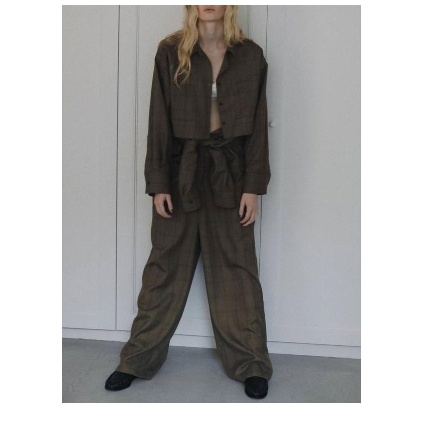 anuke（アンヌーク） anuke 2026Prefall オールインワン Check Shirts