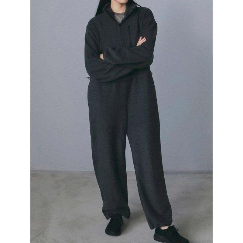 タグ付きanukeアンヌークFleece Halfzip Combinaison anuke（アンヌーク） anuke 2026winter ワンピース Fleece Halfzip