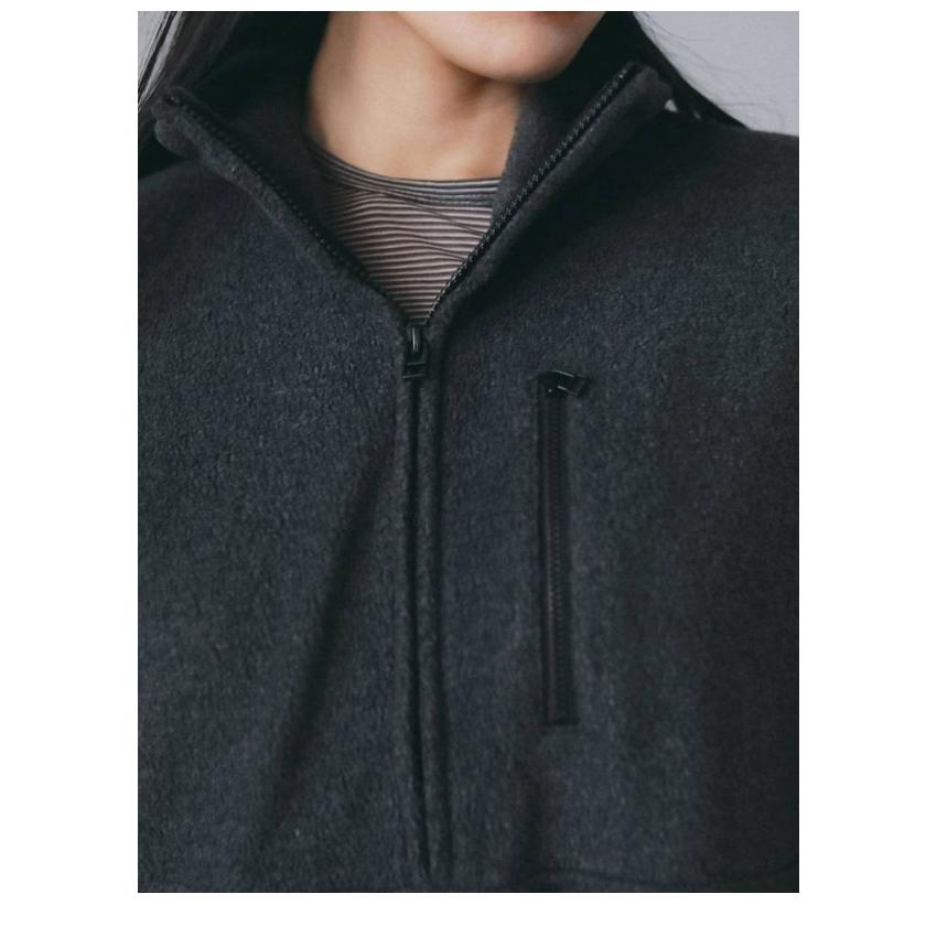 anuke（アンヌーク） anuke 2026winter ワンピース Fleece Halfzip