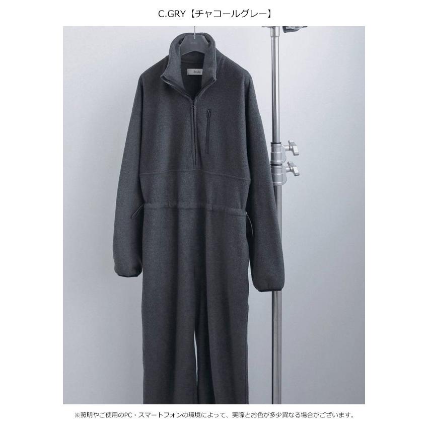 anuke（アンヌーク） anuke 2026winter ワンピース Fleece Halfzip