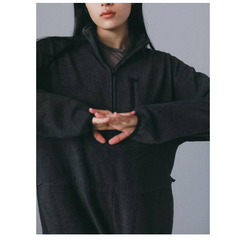 anuke（アンヌーク） anuke 2026winter ワンピース Fleece Halfzip