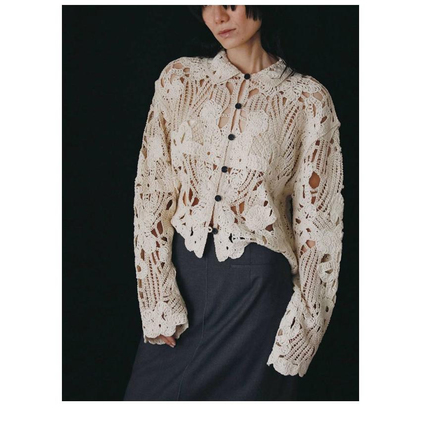 anuke（アンヌーク） anuke 2026Prefall トップス Embroidery Over