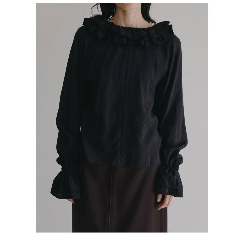 anuke（アンヌーク） anuke 2026Prefall トップス 2way Frill Blouse