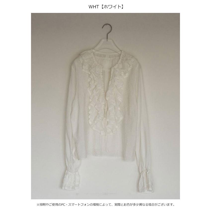 anuke（アンヌーク） anuke 2026Prefall トップス 2way Frill Blouse