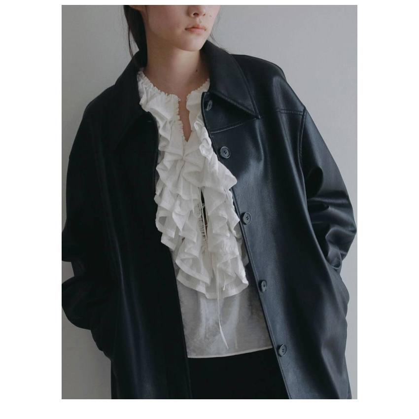 anuke（アンヌーク） anuke 2026Prefall トップス 2way Frill Blouse