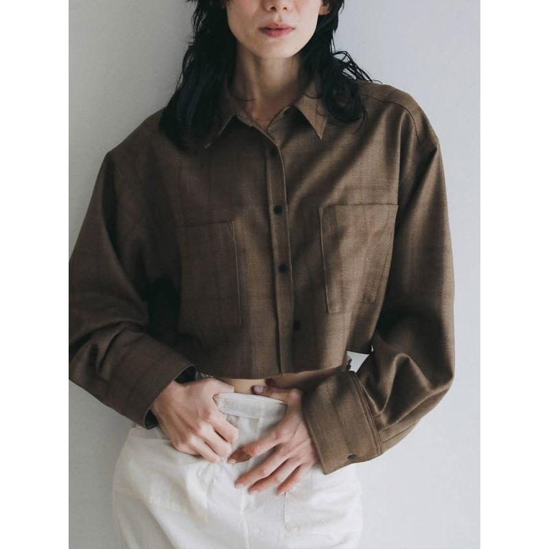 anuke（アンヌーク） anuke 2026Prefall トップス Short Check Shirts