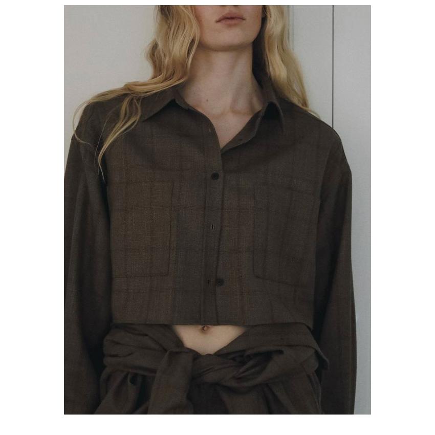 anuke（アンヌーク） anuke 2026Prefall トップス Short Check Shirts