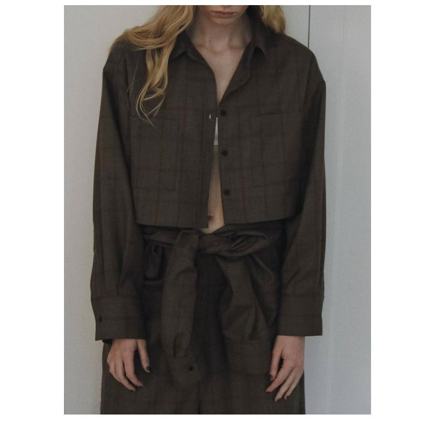 anuke（アンヌーク） anuke 2026Prefall トップス Short Check Shirts
